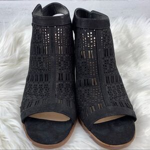 Vince Camuto Laser Cut Block Heels, 7.5